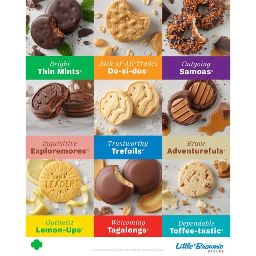 Girl Scout Cookies (4 packs- YOU PICK!)
